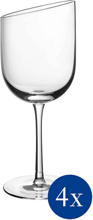 Calice da vino rosso, set di 4 NewMoon (30 cl, 4 Occhiali, Bicchieri da vino rosso)