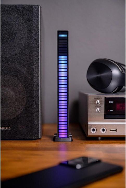 Immagine prodotto Redleaf Lampada da tavolo Equaliser RGB 40LED - Nero