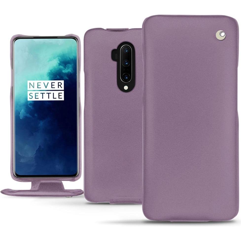 Noreve Lederschutzhülle vertikal (OnePlus 7T Pro), Smartphone Hülle, Violett