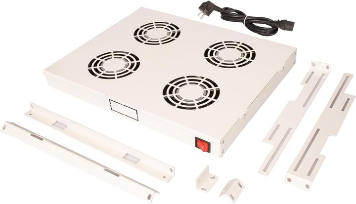 Produktbild Roline 19-inch fan unit 4 fans ON/OFF grey
