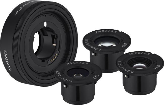 Produktbild Samyang RS AF 21mm F3.5 I 28mm F3.5 I 32mm F2.8 Sony E-Mount (Sony E, Vollformat)