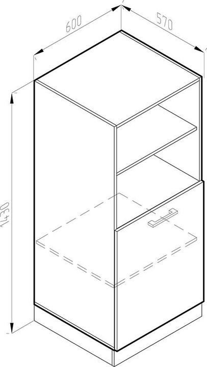 Immagine prodotto Vicco R-Line (60 x 57.20 x 143 cm)