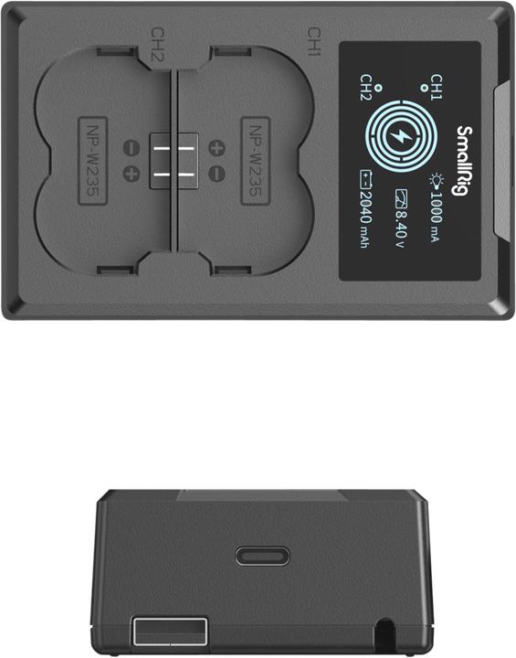 Actual product image SmallRig 4085 Battery Charger For NP-W235 Batteries (Camera battery charger)