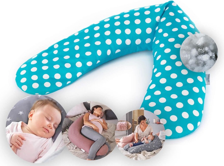Produktbild Theraline Stillkissen "Das Original" mit Polyester Hohlfaser Füllung inkl. Bezug 190 cm (190 cm)