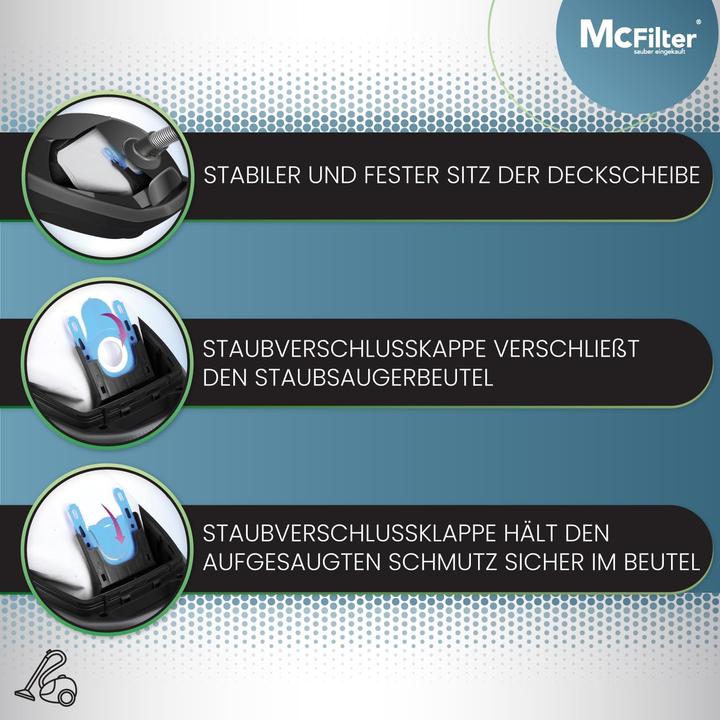 Actual product image Mc Filter Hoover bag set (16x)