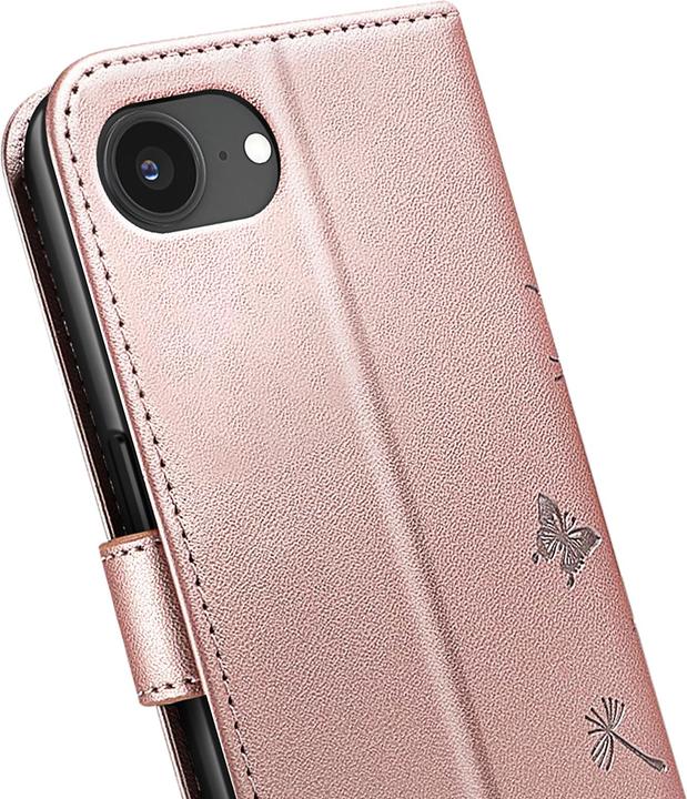 Actual product image Zanaé Wallet Etui iPhone 16e Blumen Schmetterling (Apple iPhone 16e)