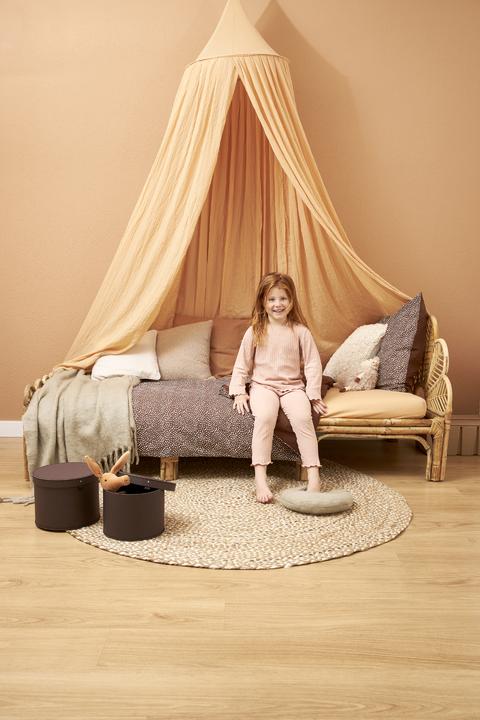 Actual product image Meyco Home bed linen 200x200/220 Cheetah/uni chocolate