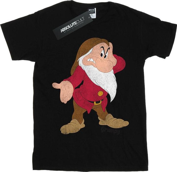 Disney Snow White And The Seven Dwarves Classic Grumpy TShirt Mädchen (140, 146)