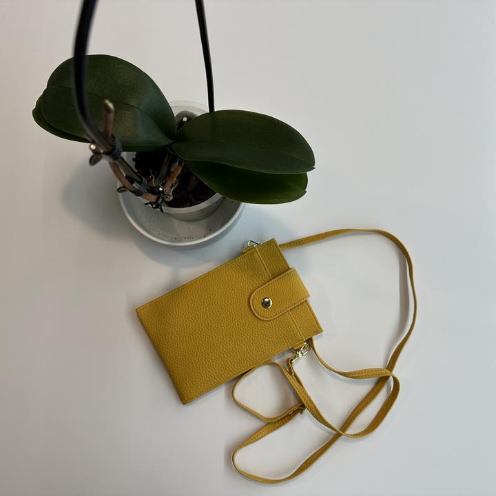 Produktbild PhoneLook Elegantes umhänge Etui universel für Smartphone bis 6.7 Zoll aus mit Brieftasche (Apple iPhone 4)