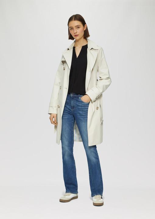 Actual product image S.Oliver Bluse Bluse aus Viskosemix mit Raffung (32)