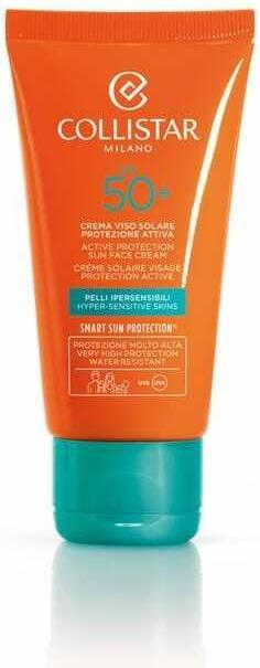 Produktbild Collistar CS Sun - Active Protection Sun Face Cream Anti-Wrinkle SPF 50+ (Sonnencreme Gesicht, SPF 50, 50 ml, 0.05 g)