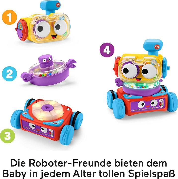 Produktbild Fisher-Price 4-in-1 Lernroboter Linus (Deutsch)