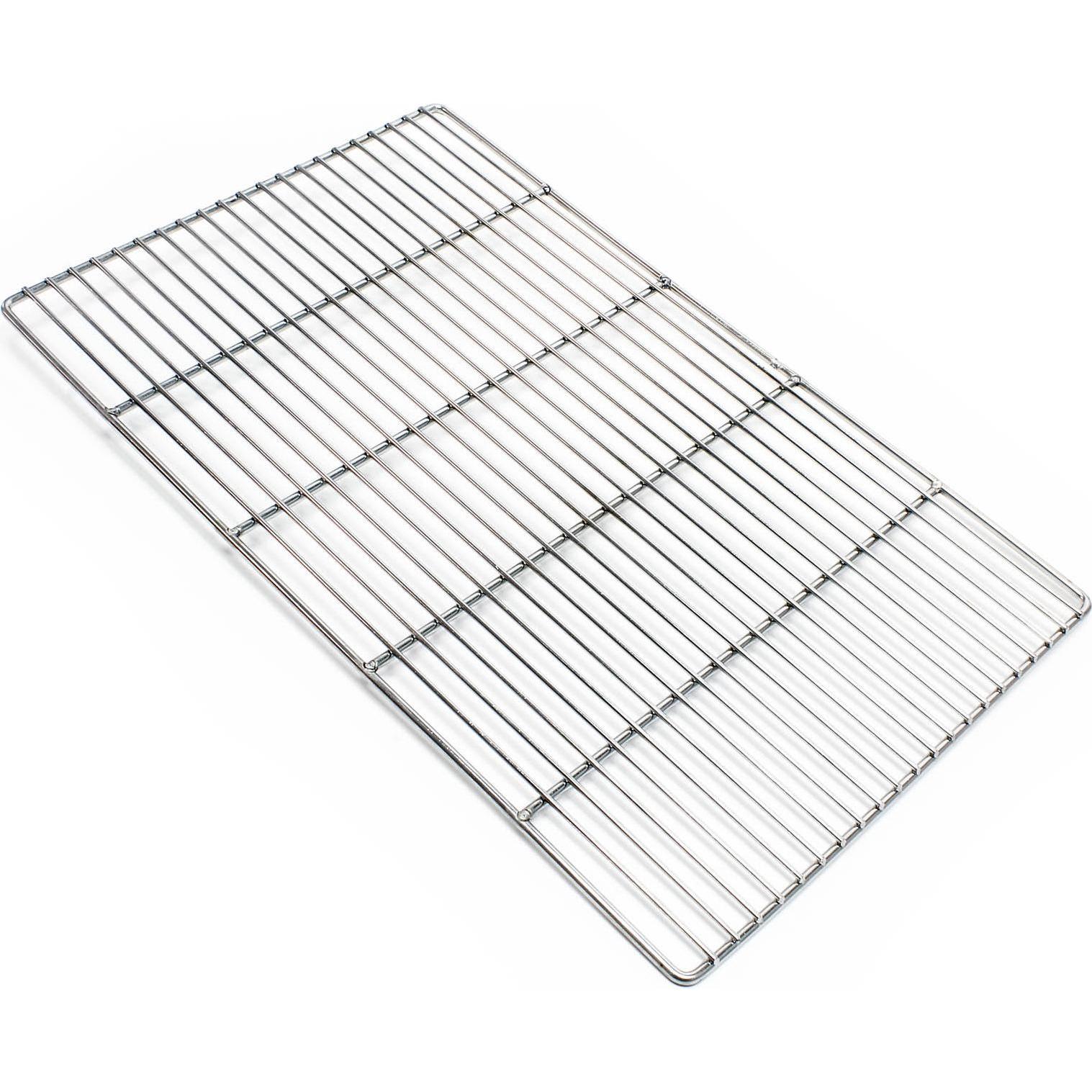 Wiltec, Grillrost, Grillrost Edelstahl eckig 54 x 34 cm Rost V2A Grillgitter Grill Edelstahlrost