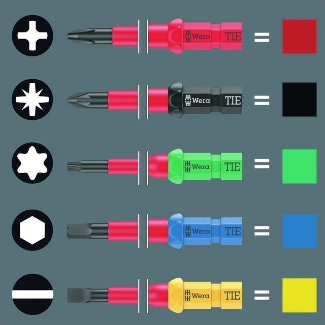 Produktbild Wera Kraftform Kompakt VDE 16 Torque extra slim 1 (Schlitz, Pozidriv-Kreuzschlitz (PZ), Pin-torx)
