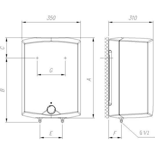 Thumbnail - Gorenje, Warmwassergerät, GT 15 O Boiler DRUCKFEST übertisch Warmwasserbereiter Liter