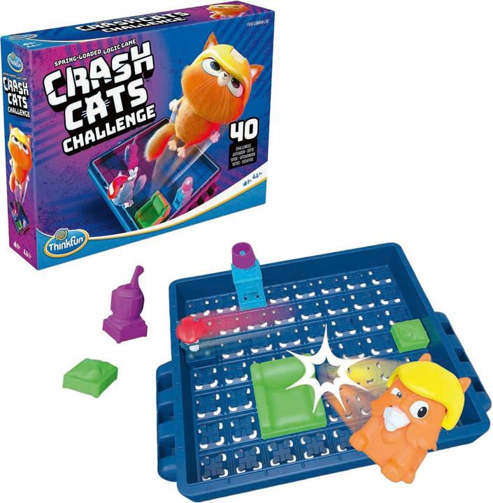Image du produit Ravensburger ThinkFun Crash Cats Challenge - Logikspiel ab 8 Jahre (Italien, Néerlandais, Espagnol, Portugais, Anglais, Allemand, Français)