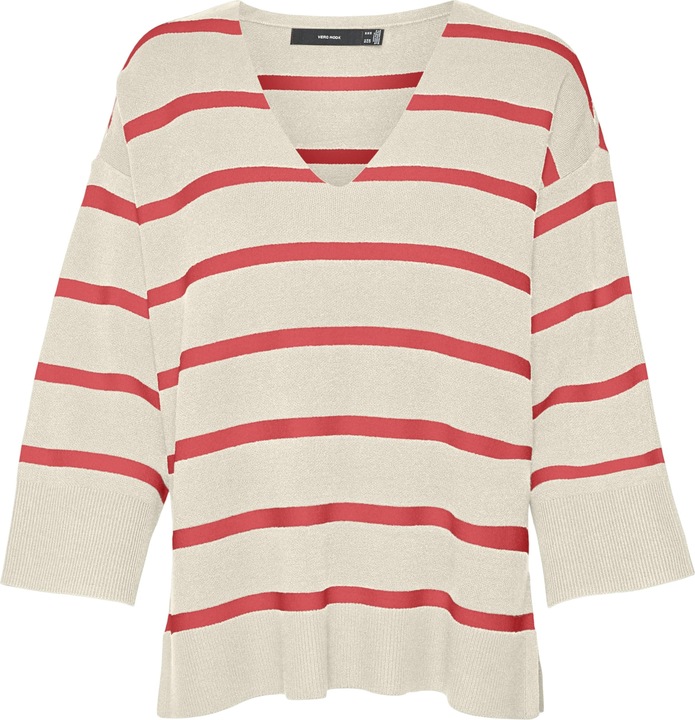 Immagine prodotto Vero Moda Scollo a V Maglia a spalla scesa Maglia a maglia (XS)