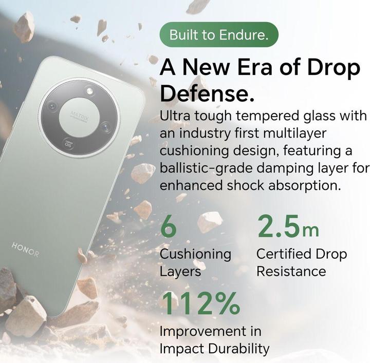 Actual product image Honor Magic 8 Lite, 17.2 cm (6.79"), 8 GB, 512 GB, 108 MP, MagicOS 9.0, Brown (512 GB, Brown, Reddish Brown, 6.79", Hybrid Dual SIM, 5G)