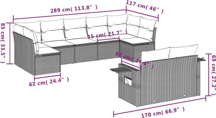 Produktbild vidaXL Declan