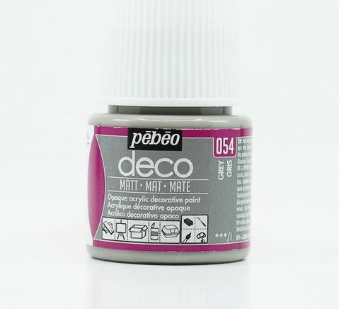 Productafbeelding Pebeo Deco Matte Acryl Kleuren (Grijs, 45 ml)