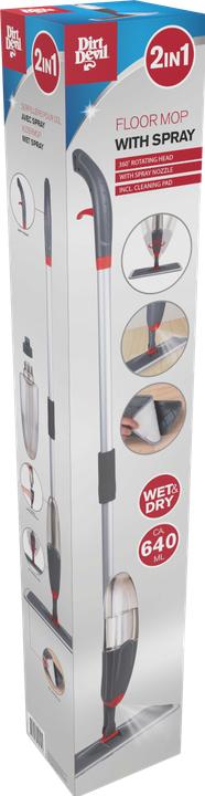 Actual product image Dirt Devil Floor mop w spray 3pc 640ml (1 pcs.)