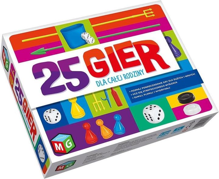 Produktbild Multigra Brettspiele 25 Spiele für die ganze Familie GR0296 (Polnisch)
