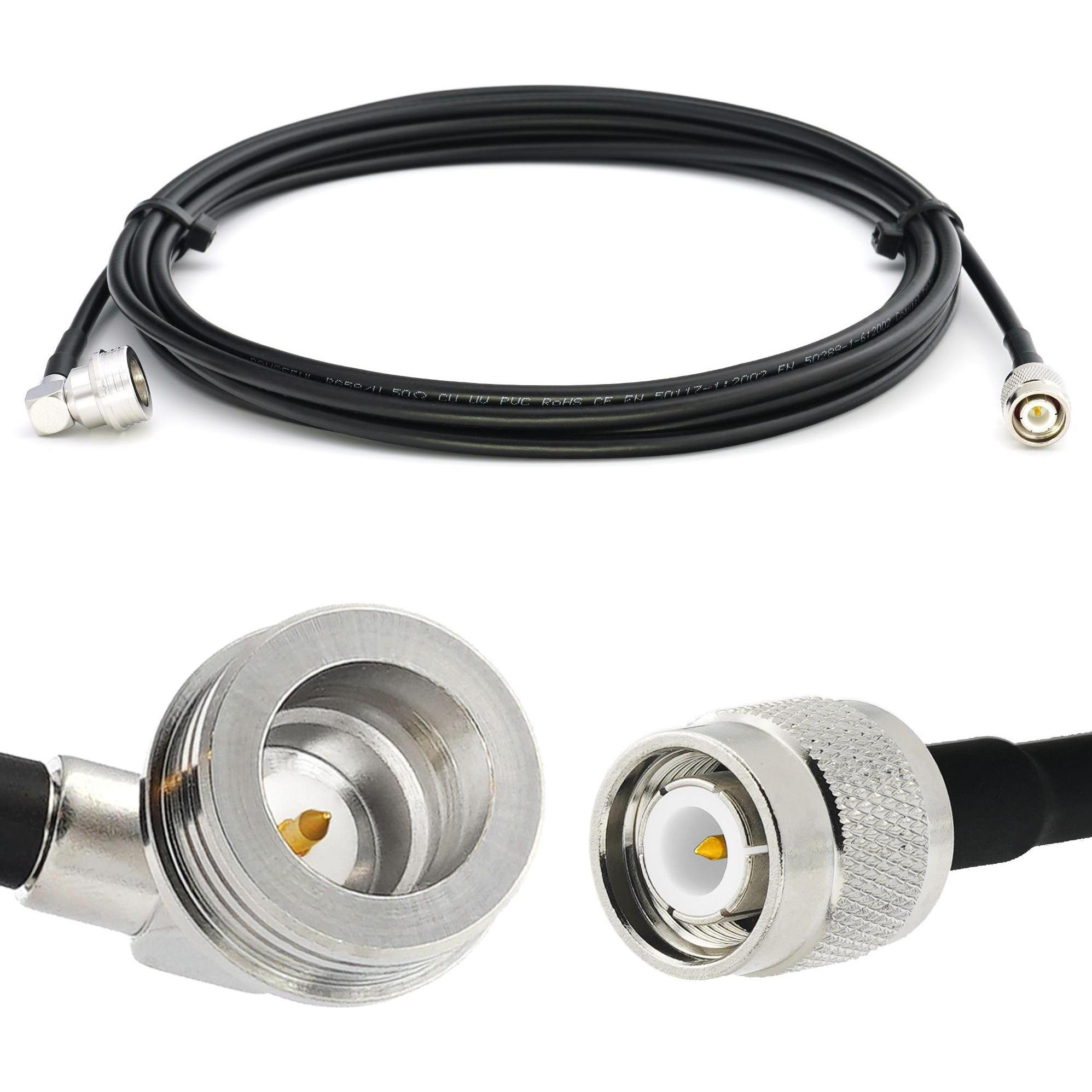 Rangeful QN Male to TNC Male 20m RG58/U Coaxial Cable RG58-QNMRA-TNCM-20, Cavo antenna