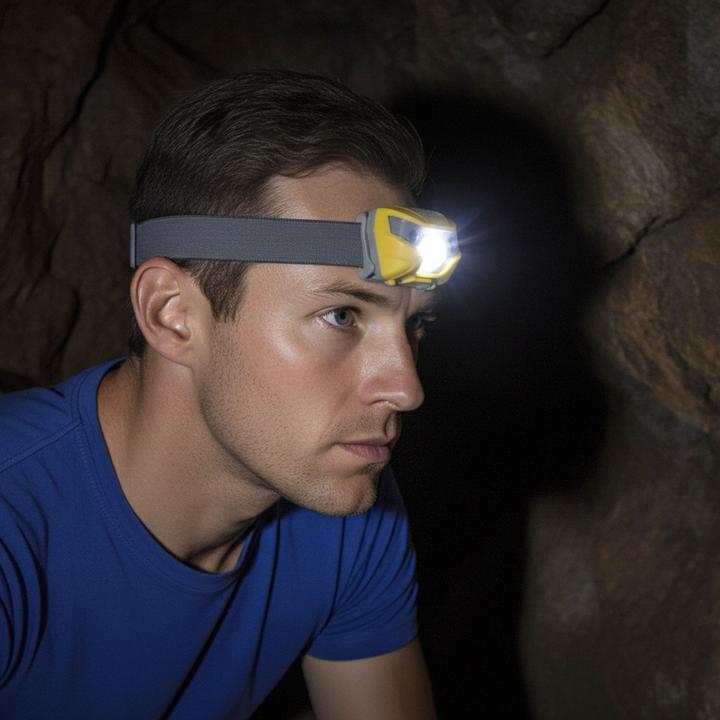 Actual product image Rainx LED head torch, USB, headlamp, set of 2 (100 lm)