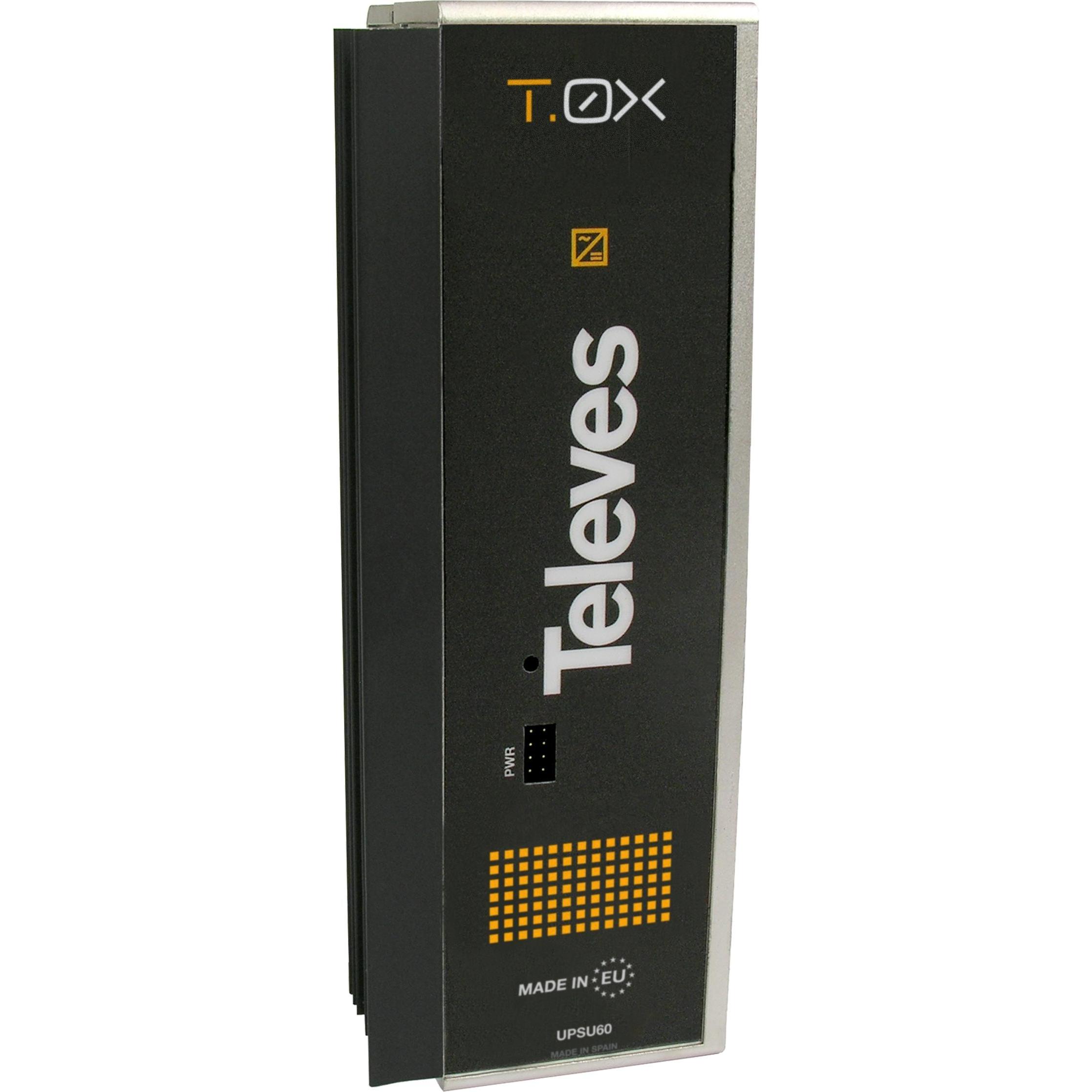 Televes Unità di alimentazione UPSU60 T-0X 60 Watt, Alimentatore PC, Nero