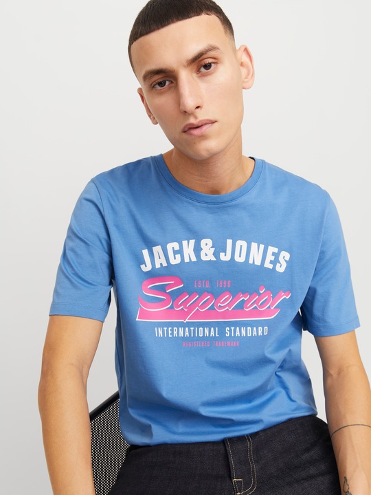 Immagine prodotto Jack & Jones Jjelogo Tee Ss O-Neck 2 Col Ss25 Sn (XXL)