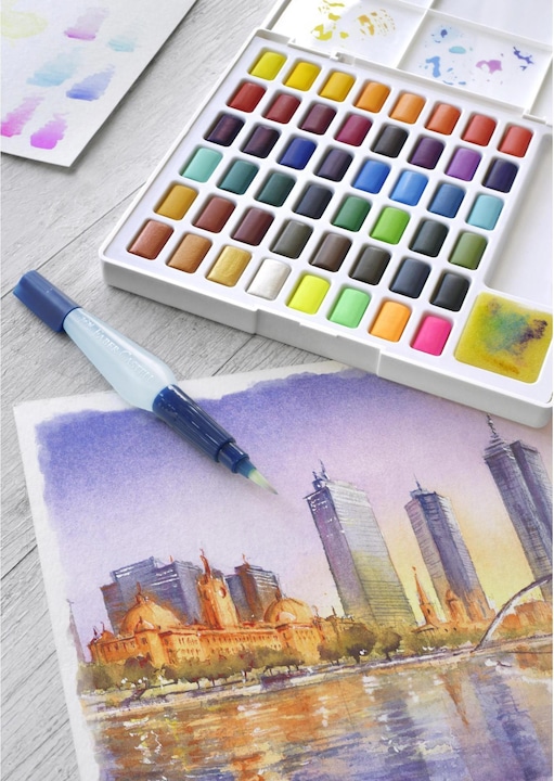Immagine prodotto Faber-Castell Acquerello in tazza (Multicolore, 48000 ml)