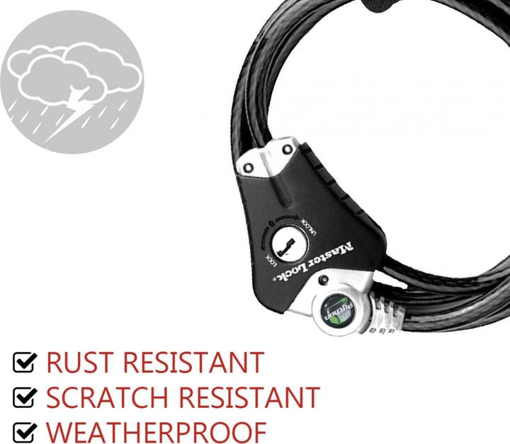Productafbeelding Master Lock Python Lock 8428 Kabelslot 10 mm x 1.800 mm (180 cm)