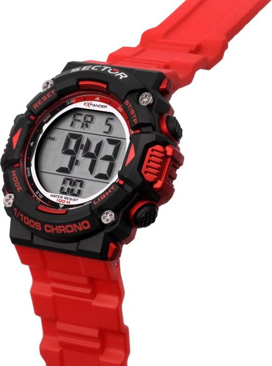Actual product image Sector R3251544002 EX-32 Men's digital watch 40mm 10ATM (Digital watch, 40 mm)