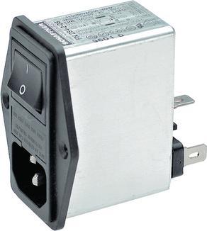 Schaffner EMV Spina per elettrodomestici con filtro, 4A, 250VAC
