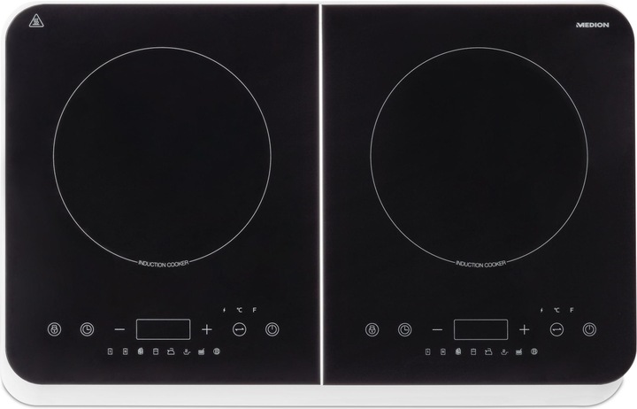 Image du produit Medion Plaque de cuisson double induction MD 18493 - 3.500 W - 2 zones - 10 niveaux de température -