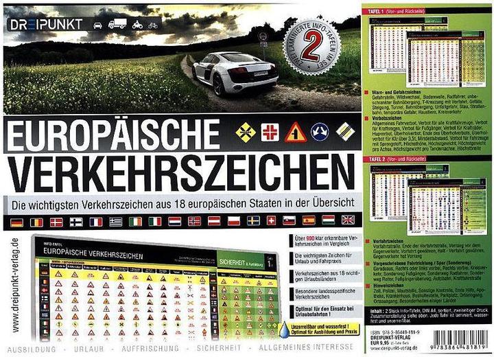 Produktbild Europäische Verkehrszeichen (Deutsch, Michael Schulze, 2015)