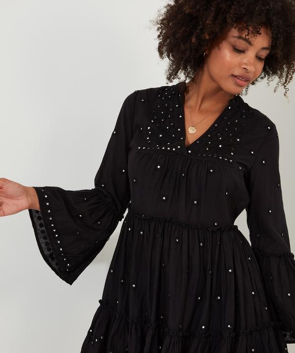 Immagine prodotto Joe Browns Sheer Diamanté Tiered Mini Dress (34)