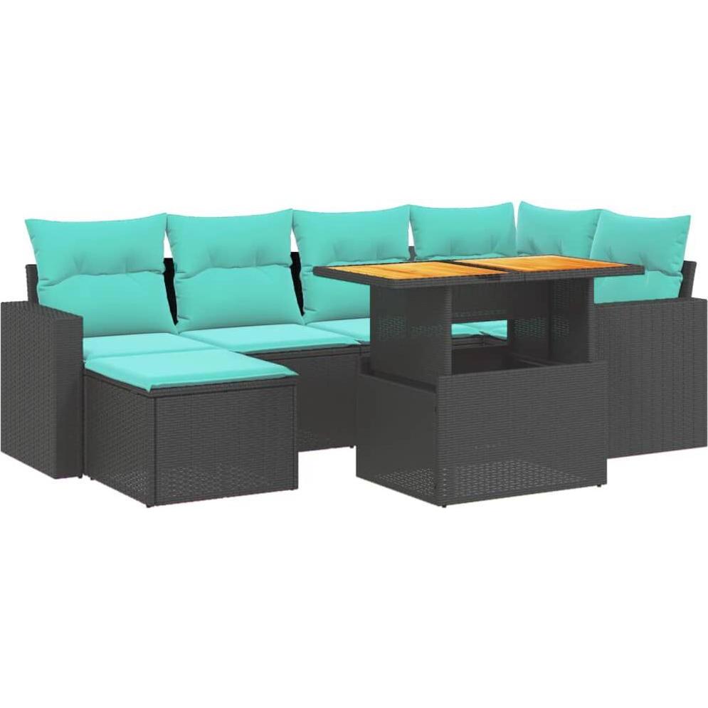 VidaXL, Gartenlounge, Gartenmöbel Sofa Garnitur Gartengarnitur Garten Sitzgruppe 11-tlg. Beige