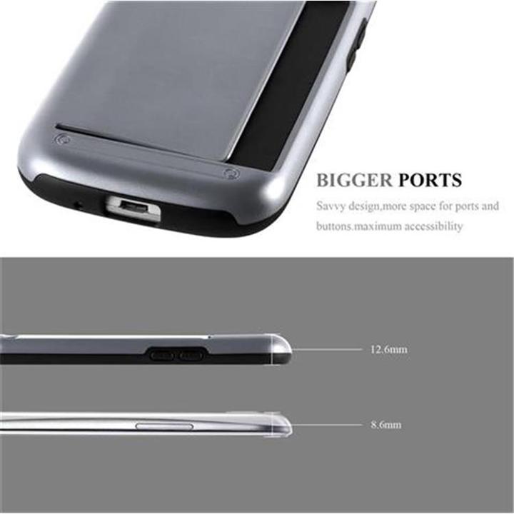 Image du produit Cadorabo Étui de protection hybride avec compartiment pour carte (Samsung Galaxy S3 Neo, Samsung Galaxy S3)