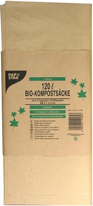 Immagine prodotto Papstar 14182 Marrone (3 x, 120 l)