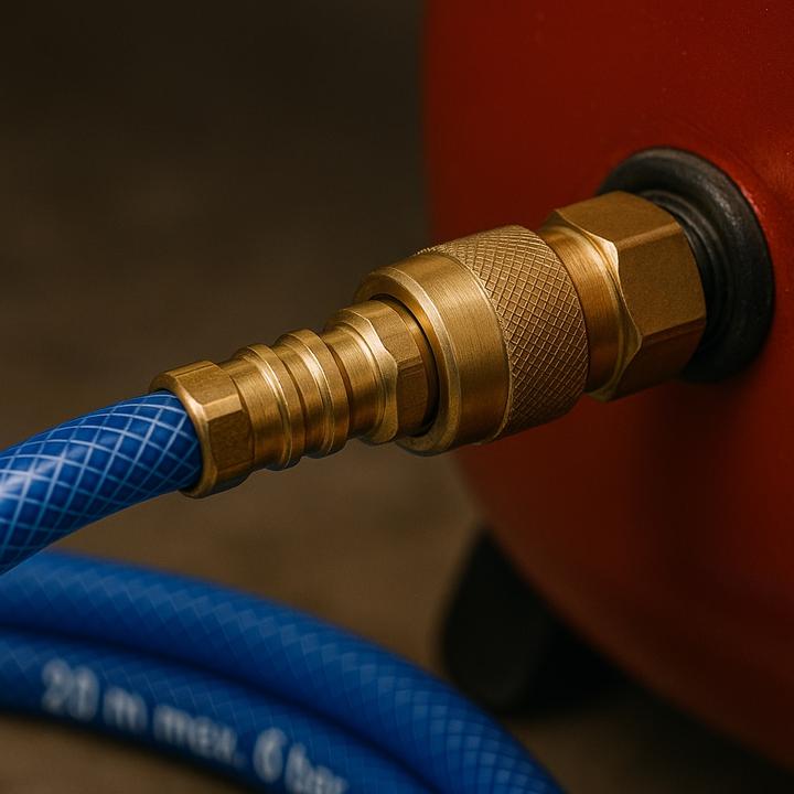 Produktbild Wiltec PVC Druckluftschlauch 20m Kompressorschlauch Gewebeschlauch Luftschlauch