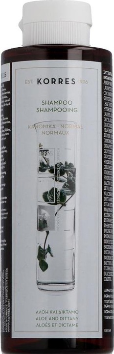 Actual product image Korres Aloe & Dittany (250 ml, Liquid shampoo)