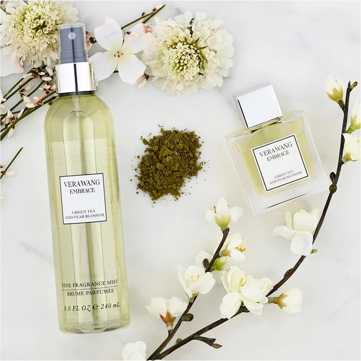 Image du produit Vera Wang Embrace Green Tea And Pear Blossom (s'enivrer de thé vert et de fleurs de pêcher) (Spray, 240 ml)