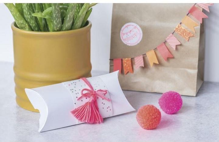 Produktbild Heyda Geschenkschachtel 90 x 125 mm 6 Stück, Weiss (6x)