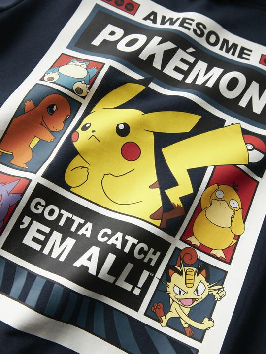 Produktbild Name it Nkmdu Pokemon Nreg Swe Wh Bru Noos Sky (116)