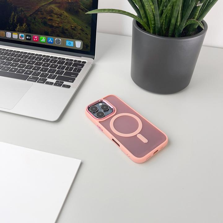 Produktbild Hurtel Fashion Case MagSafe for iPhone 16 Pro Max - pink (Apple iPhone 16 Pro Max)