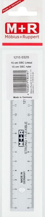 Image du produit M+r Règle universelle (15 cm, Matières plastiques)