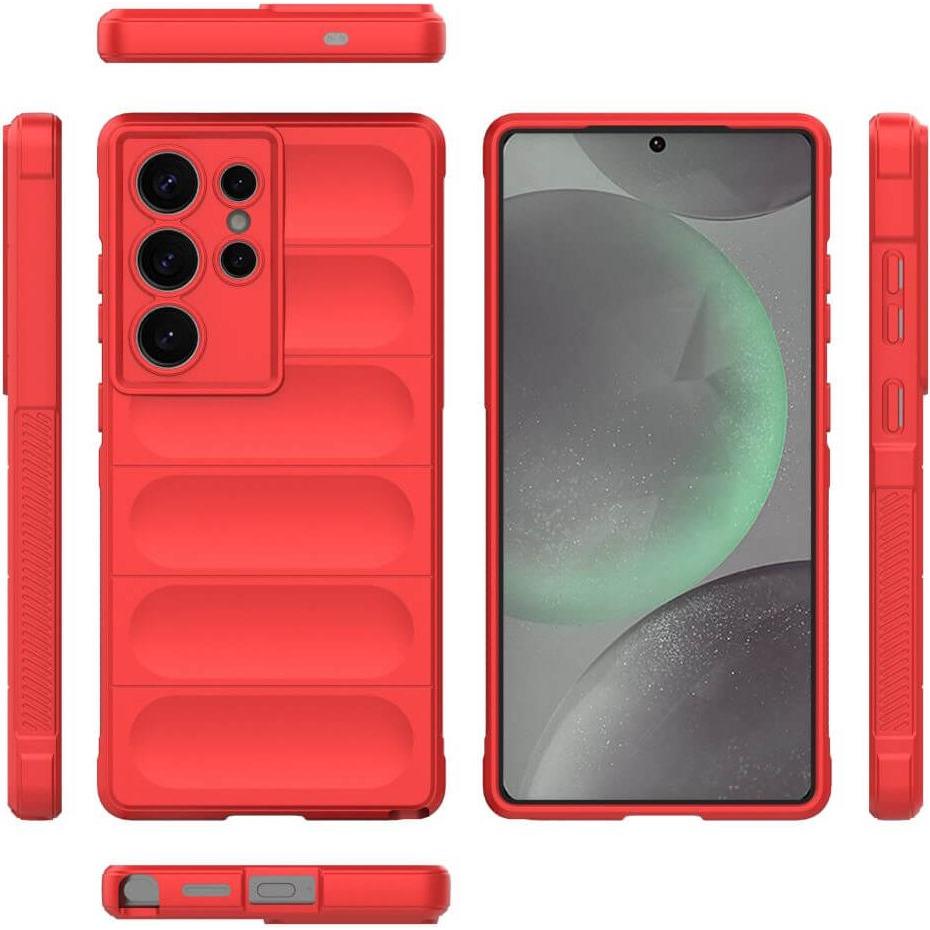 Thumbnail - Cover-Discount Galaxy S25 Ultra - Rugged Protective Hülle (Samsung Galaxy S25 Ultra), Smartphone Hülle, Rot