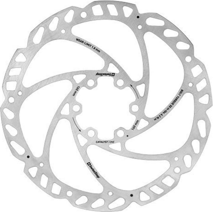 Actual product image swissstop Brake disc Catalyst One (Ø 160 mm) 6-hole (160 mm)