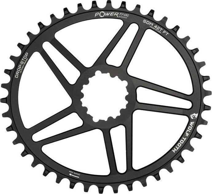 Produktbild Wolf Tooth PowerTrac Elliptical SRAM GXP Direct Mount Kettenblatt, 30 Z., black (30)